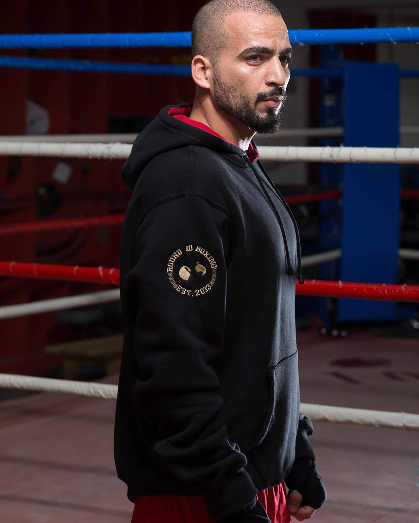 man, boxing ring, Round 10 Hoodie