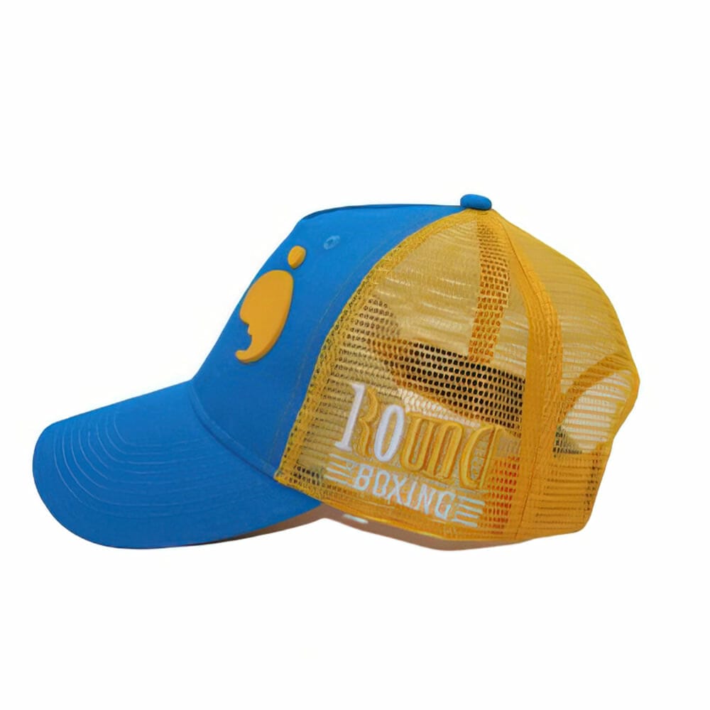 Round 10 Boxing Hat - Blue/Yellow.