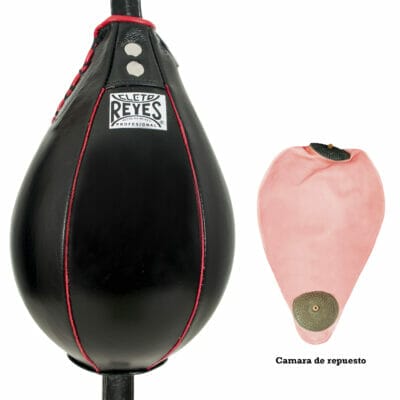 Cleto Reyes Double End Bag, pink and black.